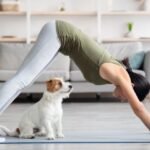 yoga con cachorros